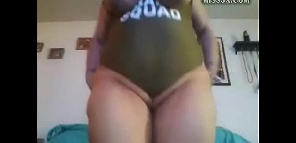  best black big pretty woman dance and show all parts her fat juicy body